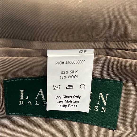 Ralph Lauren Silk Wool Sport Coat Blazer – Men’s 42R - Picture 9 of 10